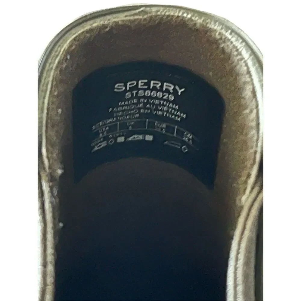 Sperry Womens Green Slip On Waterproof Torrent Chelsea Rain Boots Size 8.5